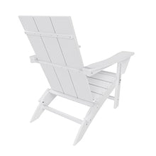 WestinTrends Ashore Modern Outdoor Folding Adirondack Chair (Set of 4), White