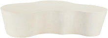 Meridian Furniture 99033Cream-CT Monza Collection Art Deco Indoor/Outdoor Coffee Table with Light Beige Finish, 59.5" W x 36.25" D x 14.5" H, Cream