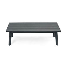 Merax 4-Piece Outdoor Acacia Wood Wicker Conversation Set Grey