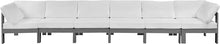 Meridian Furniture 376White-S180A Nizuc Collection Modern | Contemporary Outdoor Patio Modular Sofa