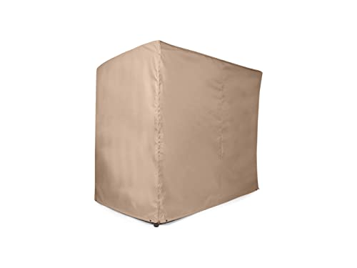 Covermates Ultima Canopy Swing Cover – Heavy-Duty 600D Ripstop Polyester, Weather-Resistant Protection, Mesh Vent, Elastic Drawcord & Corner Buckle Straps, Full Coverage 86W x 50D x 70H, Ripstop Tan