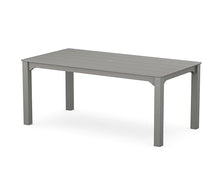 Martha Stewart by POLYWOOD® Chinoiserie 7-Piece Parsons Dining Set (Exclusive) in Slate Grey