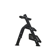TKO 3-Tier Dumbbell & Kettlebell Rack | Home Gym Organizer | Black Stand