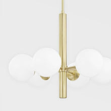 Hudson Valley Lighting Vintage 1 Light Mini Pendant Satin Brass Clear Glass