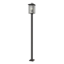 Z-Lite 3 Light Outdoor Post Mounted Fixture Oil Rubbed Bronze