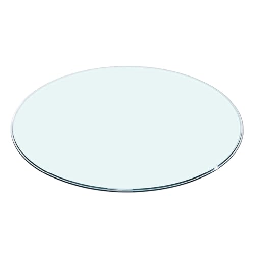 Pealihuy Kitchen Dining Table Top,Table Top Tempered Glass Round,Glass Table Top,for Dining Table, Coffee Table, and Garden Table,Tempered Glass Round(80cm(32 in))