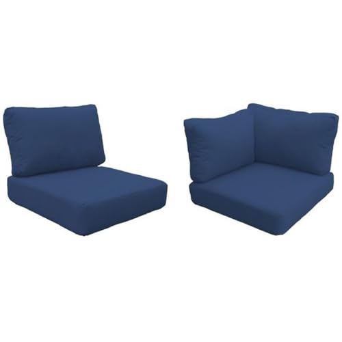 TK Classics High Back Cushion Set for LAGUNA-11a Navy