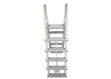 Confer Plastics 7000X Eliminator A-Frame Pool Ladder | Made in USA | Adjustable 48–54 in | Lockable Outer Steps | Heavy-Duty, Stable, Easy-Climb Design
