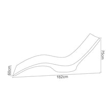 Aquamarine In-Pool Lounge Chairs Set of 2 White