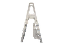 Confer Plastics 7000X Eliminator A-Frame Pool Ladder | Made in USA | Adjustable 48–54 in | Lockable Outer Steps | Heavy-Duty, Stable, Easy-Climb Design