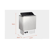 Sauna Accessories, Sauna Heater, Stove For Room, Small Stainless Steel For Home, Heating, Dry, Boiler Wall Constant Temperature For, Hotel, SPA(6.0KW,External control)