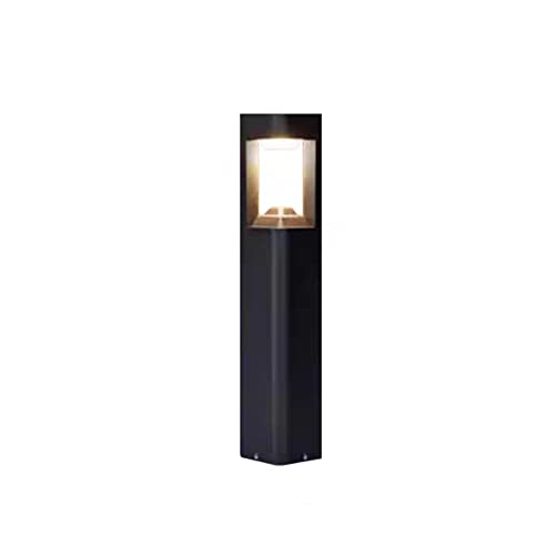 Xinmeiyue Modern Outdoor LED Lawn Lights - IP54 Waterproof Pathway Lamps for Garden, Deck, Driveway & Porch Lighting(Dark Color)