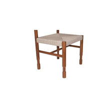 NADAAL STUDIOS Brennor Outdoor Dining Chair, Teak Wood, Natural, Set of 2