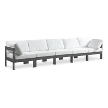 Meridian Furniture 376White-S150A Nizuc Collection Modern | Contemporary Outdoor Patio Modular Sofa