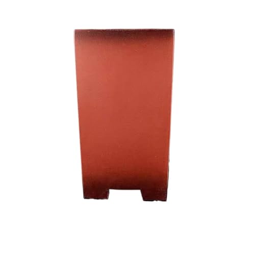 thalo Planter Pots Plant Pots 15.7in Purple Clay Bonsai Planter Handmade Square Planter Plant Container Accessories