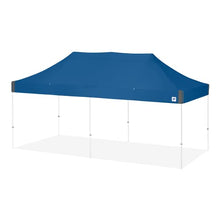 E-Z UP Vantage, 10' x 20' Shelter, White Frame, Royal Blue Top