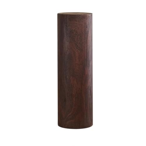 WOAITIANTIAN Vase Stand Vintage Distress Floor Ornament Base, Living Room Tea Room Round Wooden Pier