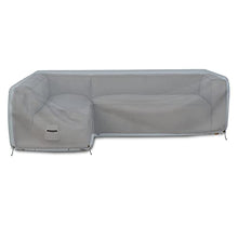Covers & all Patio Sectional Sofa Cover 18 Oz - 100% Waterproof & Weather Resistant PVC Coated 108" x 140" x 30" x 30" L Shape Sofa Cover for Indoor/Outdoor (Left Side, Grey)