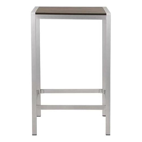 Pangea Home Betty bar Table, 28", Gray