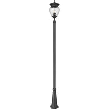 Z-Lite 5016PHBR-519P Davina 4 Light 120" Tall Post Light - Black