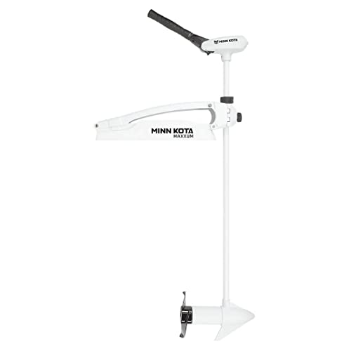 Minn Kota Riptide Maxxum Saltwater Hand-steer Trolling Motor 55 lbs Thrust 52" Shaft White