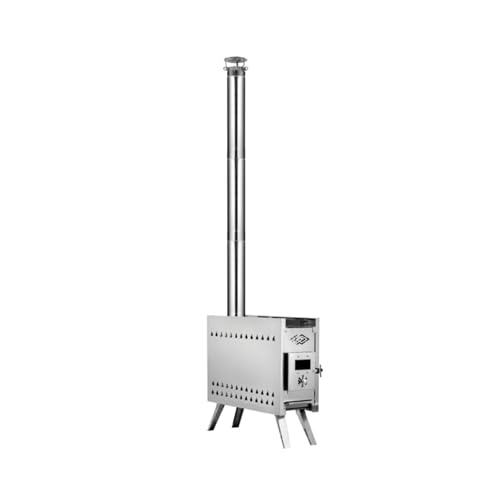 BINBINNIAO Folding Wood-Fired Sauna Stove for Outdoor Camping Tent Heater and Indoor Saunaroom for Home Spa