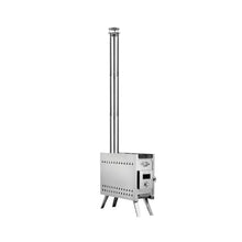 BINBINNIAO Folding Wood-Fired Sauna Stove for Outdoor Camping Tent Heater and Indoor Saunaroom for Home Spa
