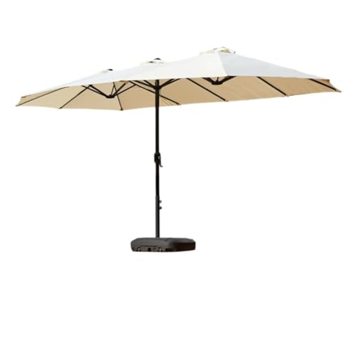 FKTHYO Garden Parasol Beach Umbrella Double-Sided Patio Umbrella Outdoor Garden Extra Large Waterproof Twin Umbrellas with Crank and Wind Vents Garden Umbrella Patio Umbrella Be,C
