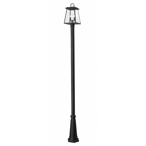 Bailey Street Home 2 Light Outdoor Post Mount Light in Craftsman Style-113.25 inches Tall and 10.25 inches Wide 372-Bel-4961895