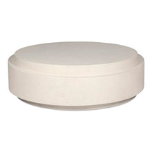 Moe's Home Collection Cosmo Stone Coffee Table White Color