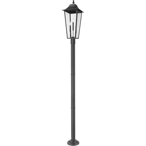 Z-Lite Gannon 3 Light 106" Tall Post Light Black