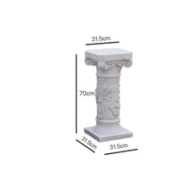 LIAN16PENG Roman Pillars Decor Roman Pillar Statues Pedestal Stand Greek Column Figurines for Home Garden Yard Patio Decor Event Displays Garden Plinth