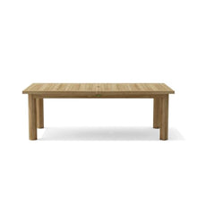 Rectangular Double Extension Dining Table by The Charming Bench Company