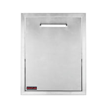 WHISTLER Large Size Stainless Steel Outdoor Kitchen Drawer with Double Trash Cans,BBQ Island Cabinet Storage Drawer Trash Bins, L 20" x W 25" x H 26"
