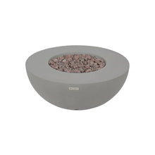 Modeno Roca Propane Fire Pit Table, Round Cast Concrete, 34 x 34-in
