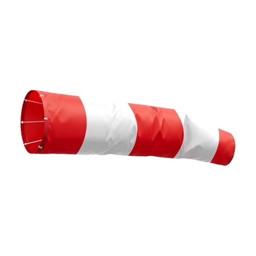 59.06" Windsock Ripstop Nylon Wind Direction Measurement Sock Bag with Reflective Belt for Outdoors Airport Farm & Park Heavy Duty Ripstop Windsock Reflective Belt Outdoor Wind Measurement