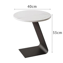 NRFJFOP Balcony Tea Table Small Round the of a Bed Side Living Room Sofa Edge Few