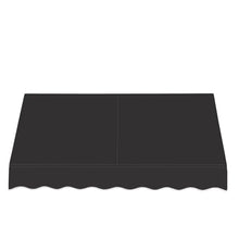 Awntech 8' San Francisco (100.5"-24"-42") Closed-Sided Fixed Awning, Black