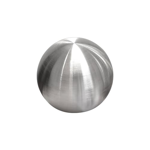 YDJIANCAI 1 Pack Brushed Stainless Steel Gazing Balls – Hollow Floating Pond Sphere, Ornament for Garden, Yard, Lawn, and Home Outdoor Decoration(Size:19.68in/50cm)