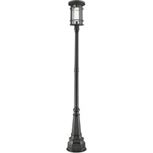 Z-Lite 1 Light Outdoor Post Mounted Fixture 570PHXL-564P-BK