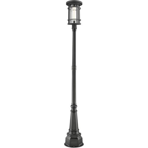 Z-Lite 1 Light Outdoor Post Mounted Fixture 570PHXL-564P-BK