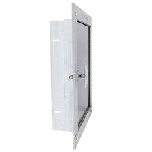 Midland Style Stainless Steel Trash Chute Door - Side Hinged, 24(H) X 24(W), Right Hinged by Oswald Supply