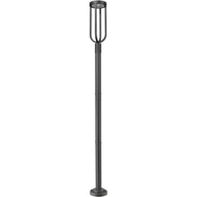 Z-Lite 5005PHB-567P-BK-LED Leland Outdoor Post, 1-Light 16 Watts, Sand Black