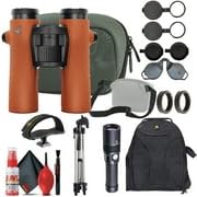 SWAROVSKI OPTIK 10x32 NL Pure Binoculars Orange with Backpack, Flashlight, Tripod & Cleaning Kit