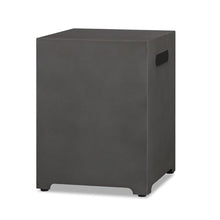 Home Square 2-Piece Set with Fire Table with Gas Conversion Kit & Tank Cover