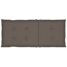 vidaXL Reclining Folding Chairs 4 pcs with Cushions Solid Acacia Wood