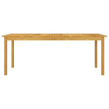 Molumvel 9 Piece Patio Dining Set, Acacia Wood Table & Rattan