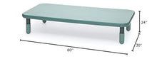 Children's Factory Angeles Baseline Kids Activity Table 12" Legs Teal