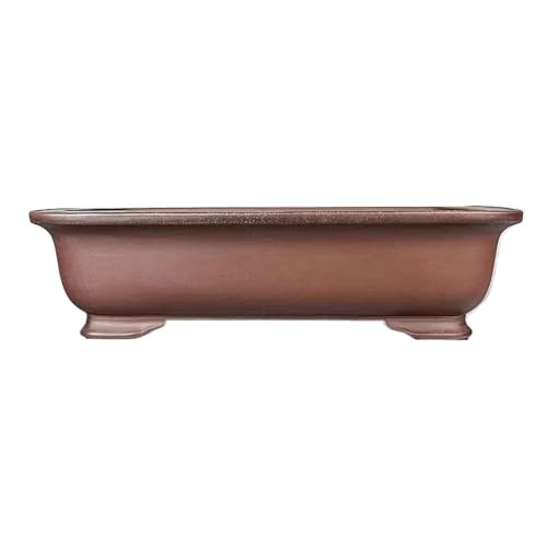 thalo Planter Pots Plant Pots Purple Clay Flower Pots Handmade Rectangular Flower Pots Pine and Cypress Green Plant Pots 22in Plant Container Accessories