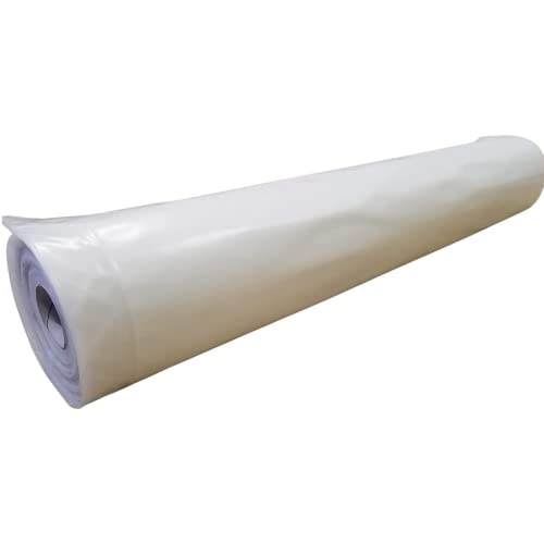 Farm Plastic Supply - Clear Greenhouse Plastic Sheeting - 6 mil - (60' x 70') - 4 Year UV Resistant Polyethylene Greenhouse Film, Hoop House Green House Cover for Gardening, Farming, Agriculture